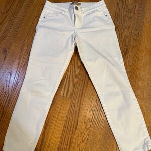 Democracy Cropped White Jeans 4P